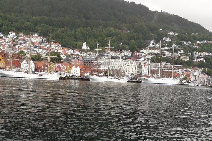 Old Norwegian tall ships