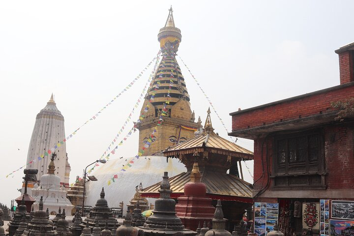 Swoyambbunath Stupa in Kathmandu