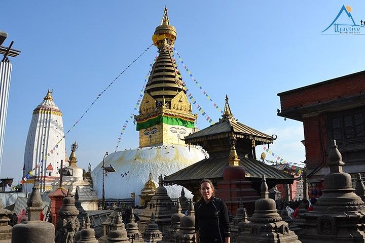 Swyambhunath Stupa or Monkey Temple UNESCO world heritage site.