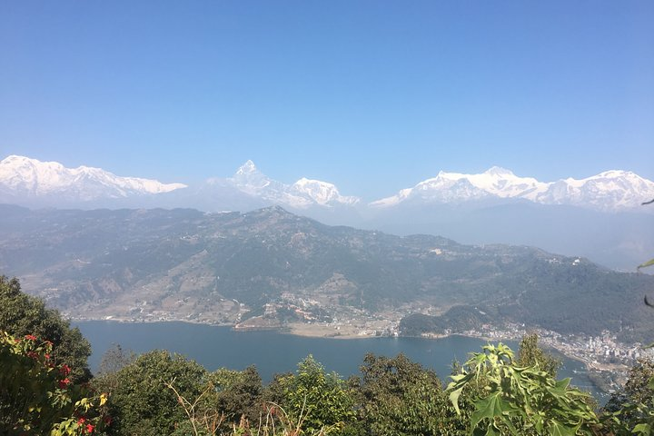 View from world peace stupa