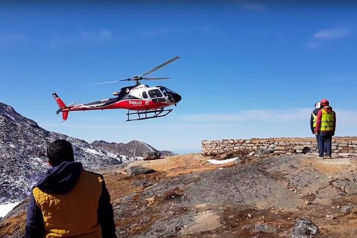 Langtang Helicopter Tour Landing