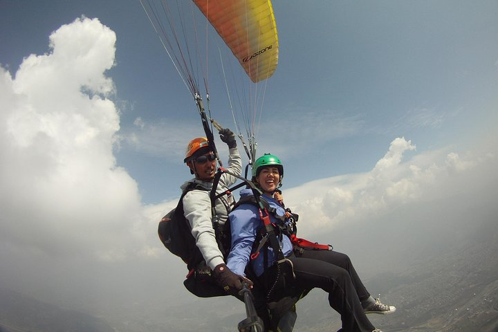 Paragliding at Sarangkot Pokhara - Photo 1 of 6