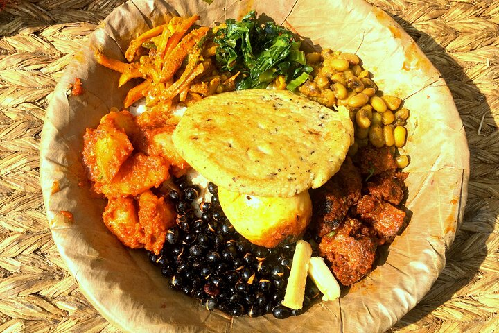 Typical Newari khaja set