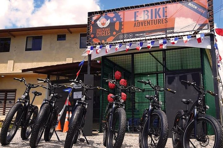 Our fleet of Rad Rover E-Bikes! Ready for you to tour Boquete.