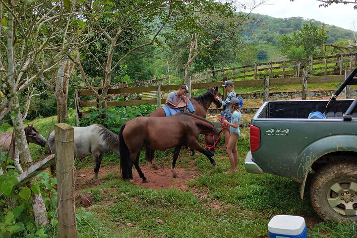 Natural and gentle rides through the rugged Chepo Hills, we will guide you through the experience with panamanian cowboys