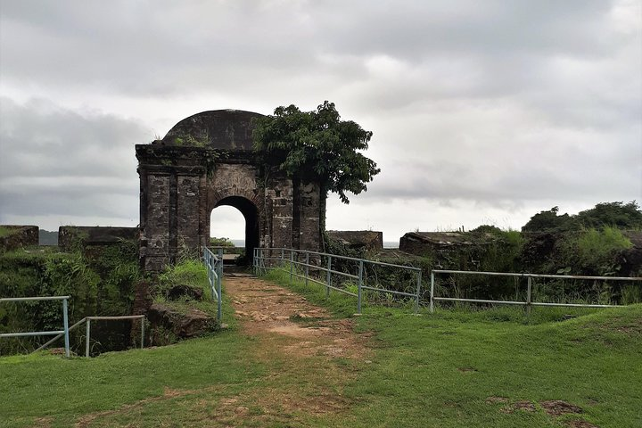 Main entrance to San Lorenzo fort. Colon province. Panama.