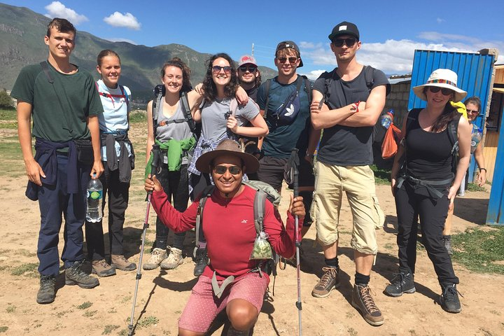 Group getting ready to start the trekking in Cabanaconde