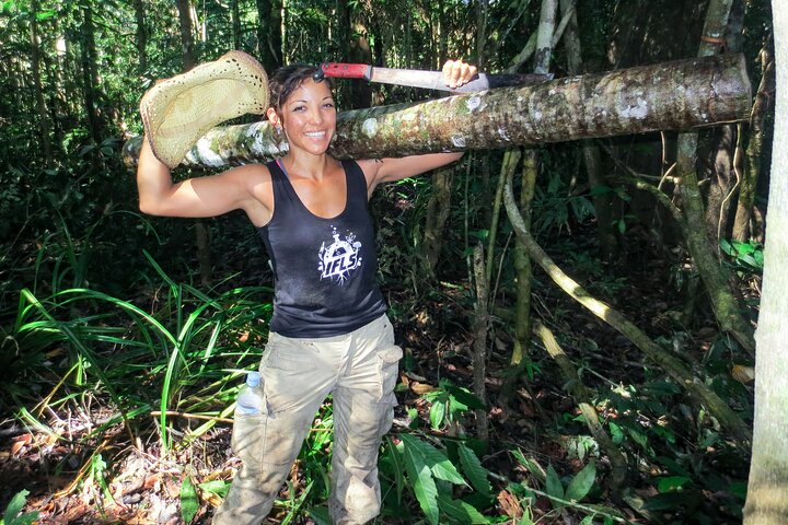 Jungle Survival Training in the Amazon Rainforest, Peru.