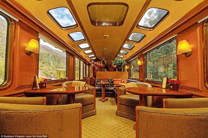 First class train to MachuPicchu