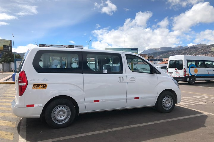 Private minivan for 4 people or 5