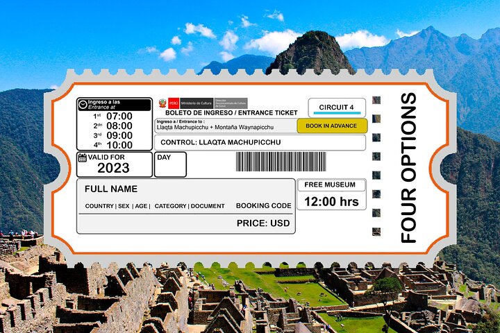 Tickets to Huayna Picchu four time options - Photo 1 of 7