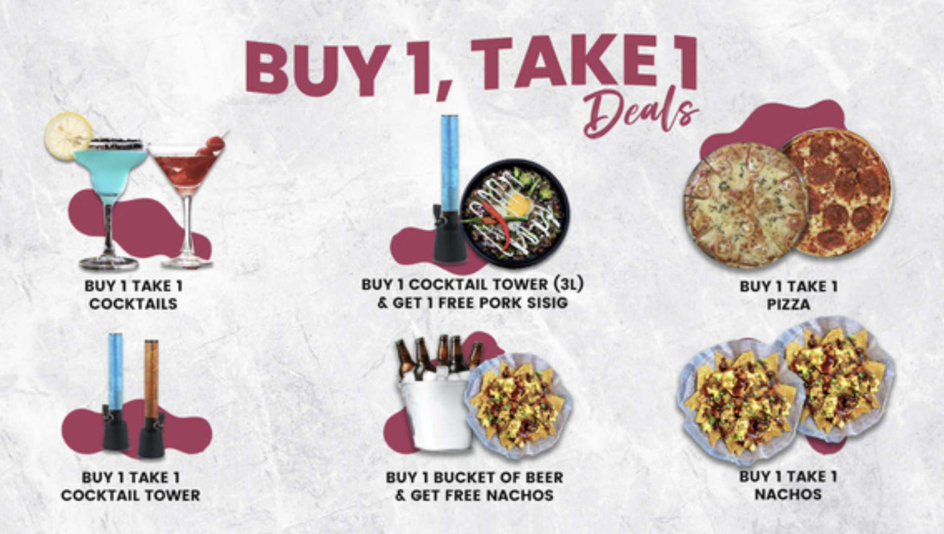 BUY 1 GET 1 DEALS on Food & Drinks at Aloha Boracay Island Grill | Philippines - Photo 1 of 7