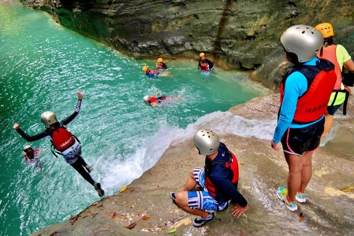 Whale Shark Snorkeling W/ Tumalog Falls & Canyoneering in Kawasan - Photo 1 of 9