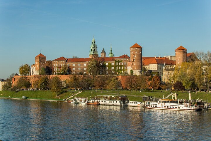 Panorama of Krakow from the Vistula River during an hour-long cruise - Photo 1 of 7