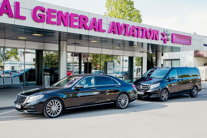 Our limousines at the airport