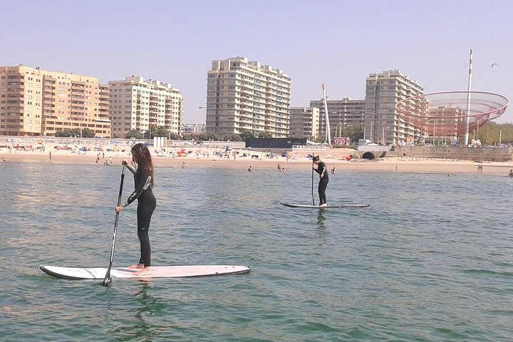 Stand-Up-Paddle on Matosinhos bay