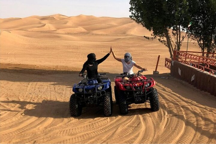 Private Duo Atv Bike Excursion and Dhow Boat Cruise Tour in Doha - Photo 1 of 10