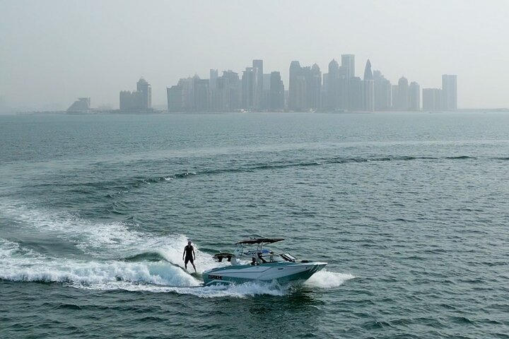 Private Wakesurfing or Wakeboarding along Doha's skyline - Photo 1 of 7