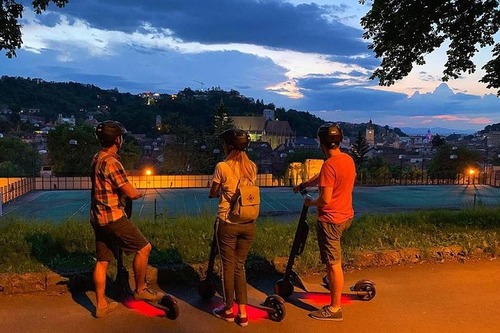 Great view of the Black Church and Brasov's old city from the upper Tampa Promenade!