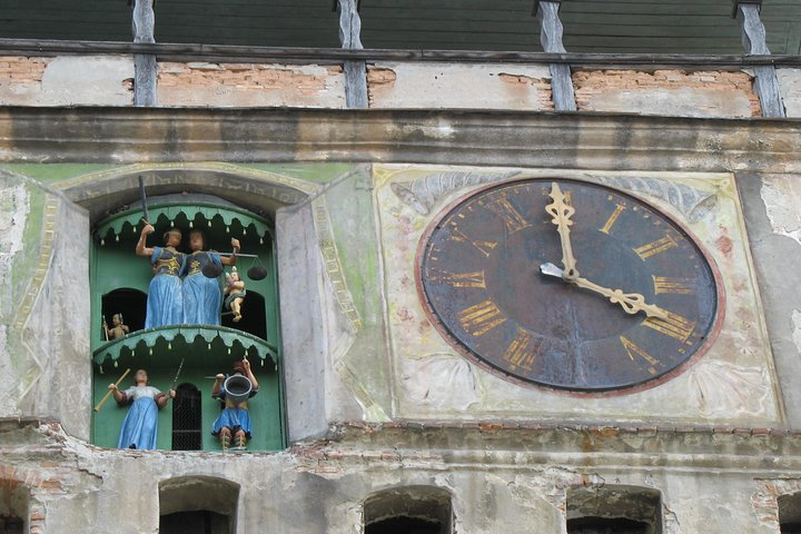 The clock tower in Sighisoara