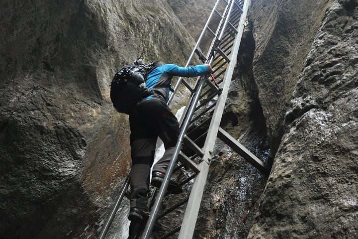 7 Ladders Canyon - big ladder