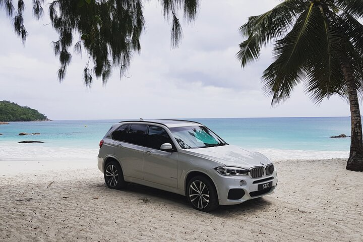 We drive you directly on the beach in our BMW X5. Luxury/VIP Transfers & Tours 