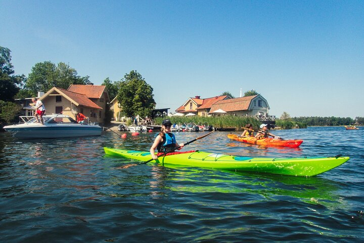 Kayaking tour around Vaxholm in Stockholm Archipelago - Photo 1 of 25