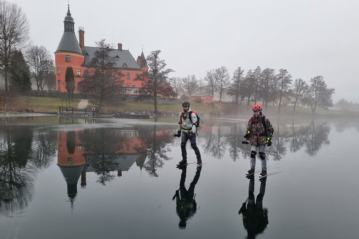 Nordic Ice Skating on a Frozen Lake in Stockholm - Photo 1 of 8