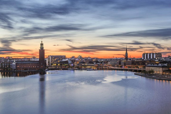 Great views at night overlooking Stockholm