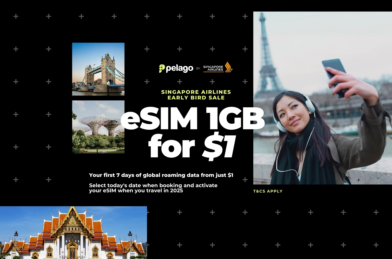 Pelago Exclusive: Global Roaming eSIM for 118 countries - Photo 1 of 2