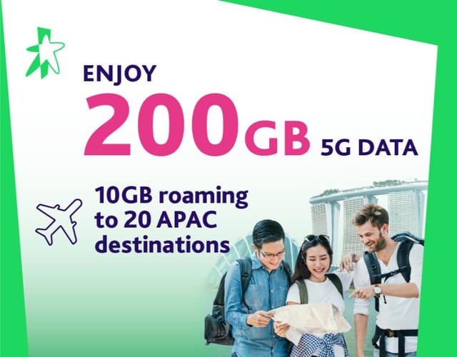 Kartu SIM StarHub 5G/4G Singapura - Photo 1 of 11