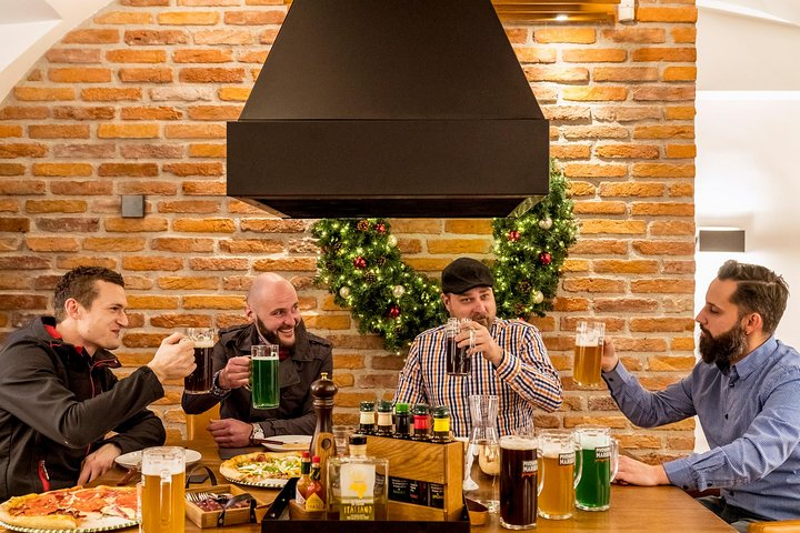 Beer Tasting in a house brewery