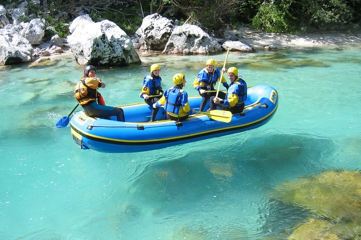 Optional rafting on Soca - Emerald River Adventure