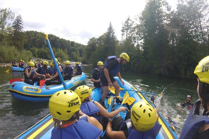 rafting on sava river in bled slovenia, the best rafting trip in the area - Photo 1 of 9