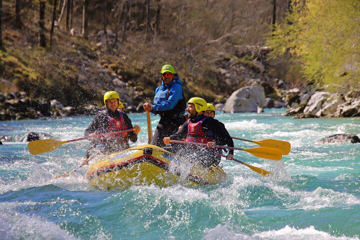 Rafting adventure on Soca river