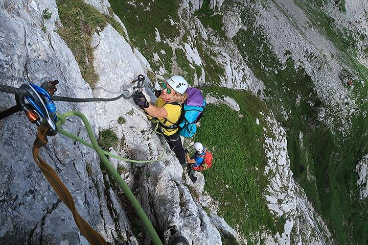 Feratas in Julian Alps