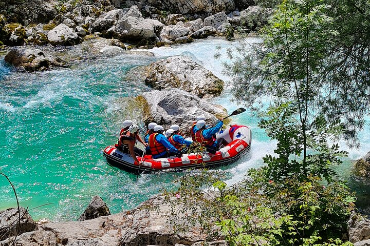 Whitewater rafting Soča river, Bovec