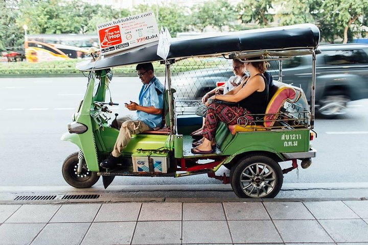 Tuk Tuk Hop - 1 Day Unlimited Hop-On Hop-Off around Bangkok Old Town Area