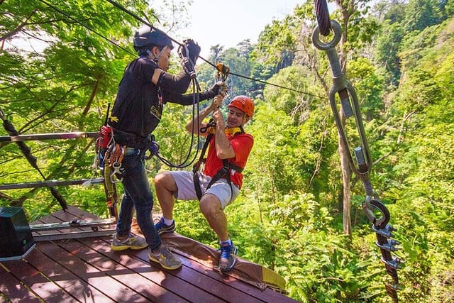 Flying Hanuman Ziplines 42 platform With Lunch & Transfer RoundTrips