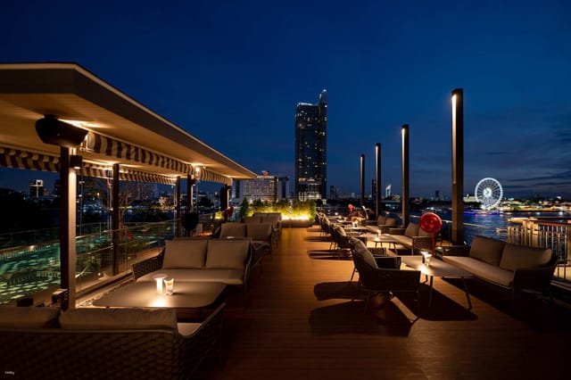 Dark Waters Rooftop Bar at Ten Six Hundred, Chao Phraya, Bangkok by Preference | Thailand - Photo 1 of 10