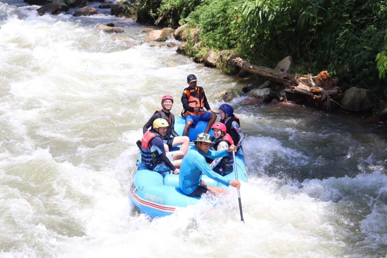 Day Tour from Phuket: Whitewater Rafting, ATV Adventure, Monkey Cave & Tropical Waterfall | Thailand - Photo 1 of 9