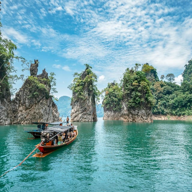 From Khaolak: Cheow Larn Lake - Hiking - Cave Exploration - Wildlife Safari - Photo 1 of 14