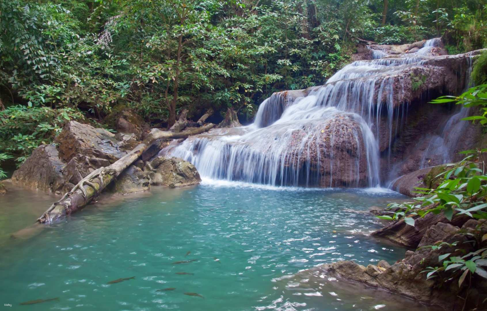 Kanchanaburi River Kwai and Erawan Falls Full-Day Tour from Bangkok | Thailand - Photo 1 of 9