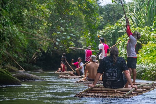 Khao Lak:Bamboo Rafting with ATV Quad Bike &Elephant 