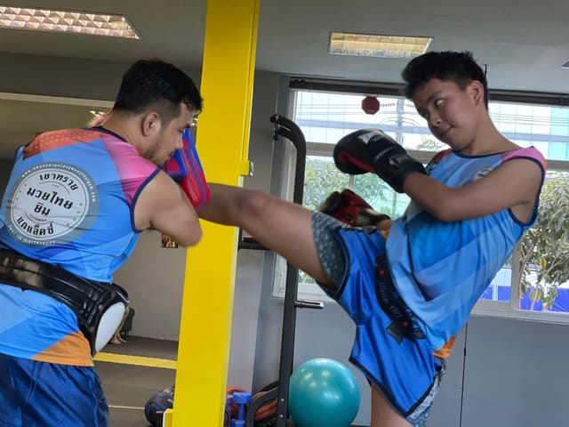 Muay Thai Class at Khaosai Galaxy Gym - Photo 1 of 7