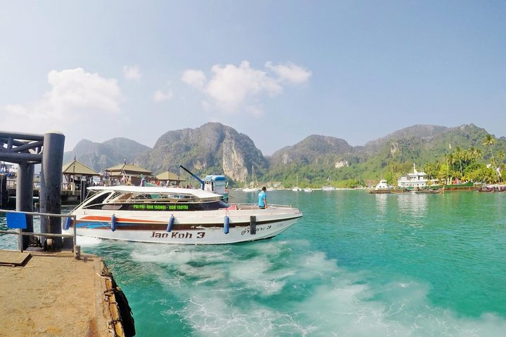 Koh Phi Phi to Railay Beach Transfer by Speed Boat