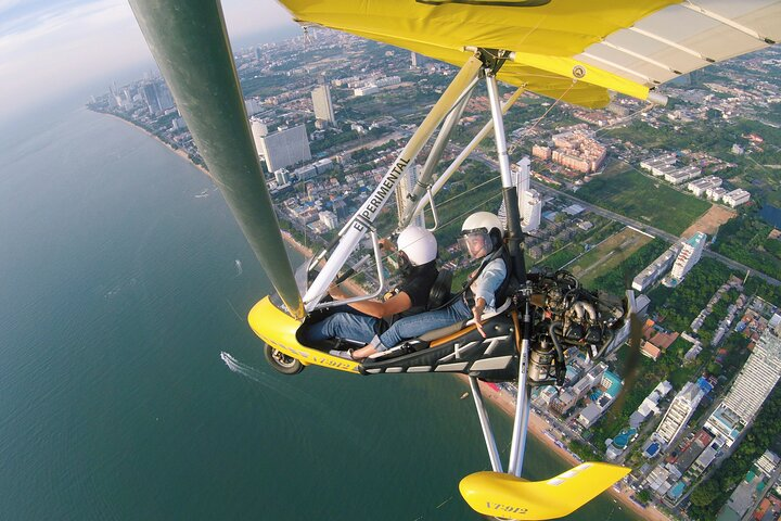 Photo from Gopro 4K Camera on Microlight flight.