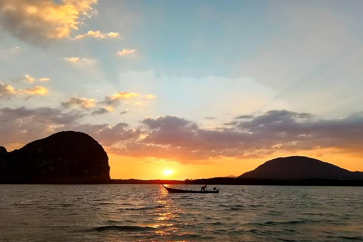 Sunset over Phang Nga Bay