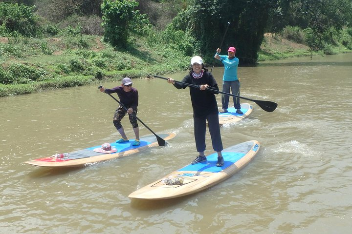 Paddleboarding fun on the Ping River