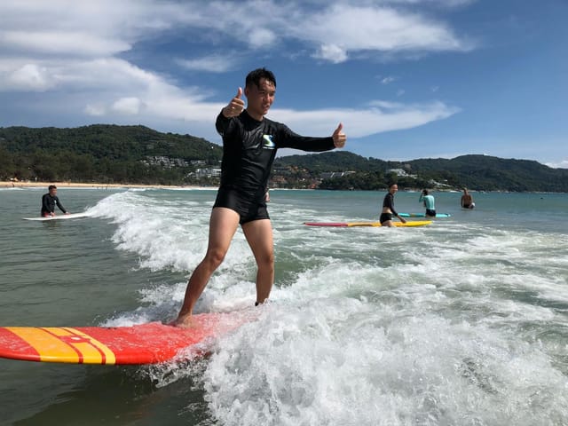 Surfing Lessons on Kata Beach Phuket - Photo 1 of 10